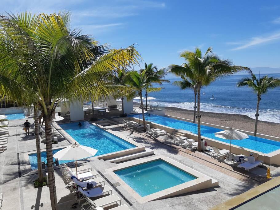 Harbor 3008 Amazing Beach Front Condo By Moikkarentals Puerto Vallarta Exteriér fotografie